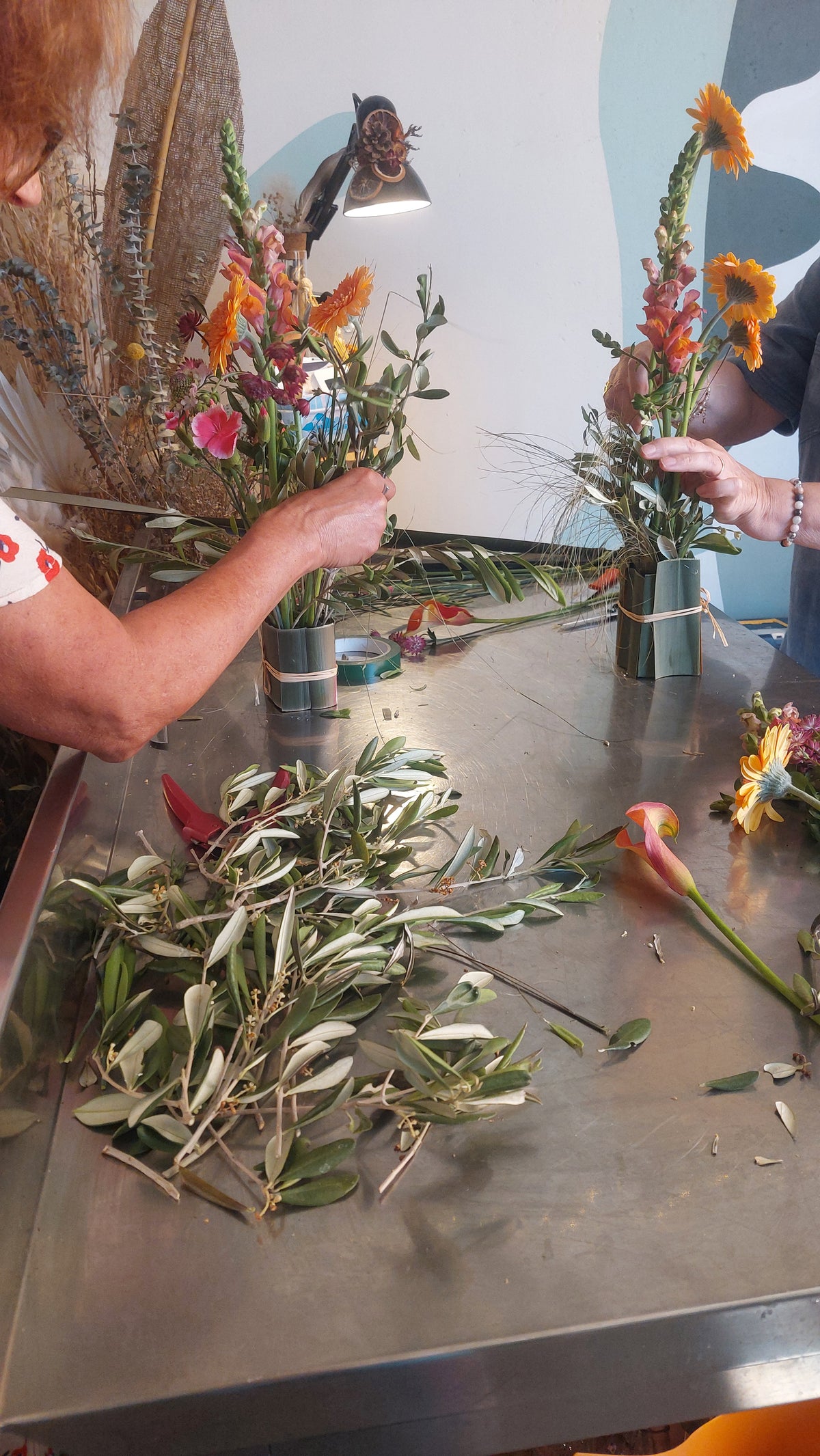 Atelier Bouquet de fleurs fraîches